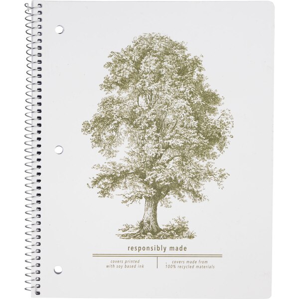 U Style Ecokind 1 Subject Notebook, 80 sheets