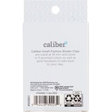 Caliber Decorative Small Binder Clips, 15 ct, thumbnail image