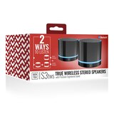 GENTEK S3tws True Wireless Stereo Speakers, Black, thumbnail image 3 of 4