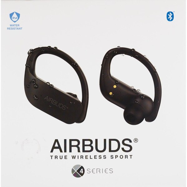 AIRBUDS True Wireless Sport, 4 Series, Black