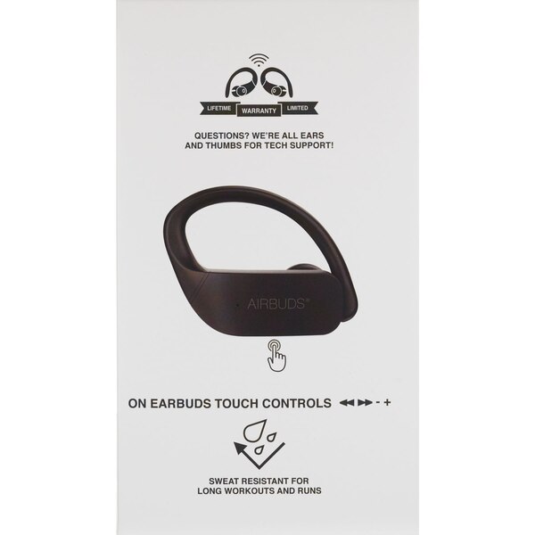 AIRBUDS True Wireless Sport, 4 Series, Black