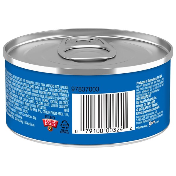 9 Lives Meaty Paté with Real Chicken & Tuna Canned Cat Food