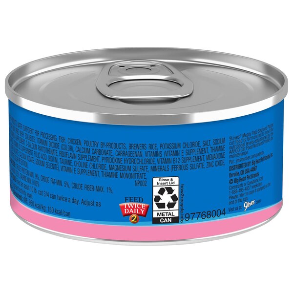 9 Lives Meaty Paté Seafood Platter Canned Cat Food