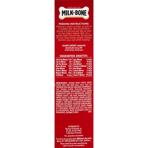 Milk-Bone Dog Biscuit Snacks for Medium-Size Dogs, 24 oz