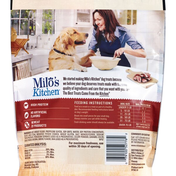 Milo's Kitchen Steak Grillers Recipe Dog Treats, 10 OZ