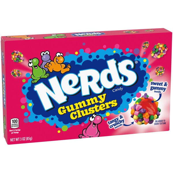 Nerds Gummy Clusters Candy, 3 oz