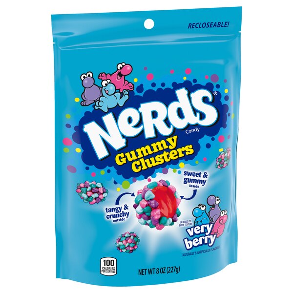 Nerds Gummy Clusters Very Berry Candy, 8 oz