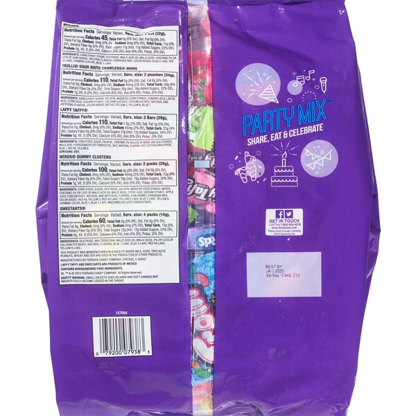 SweetTARTs Variety Pack, 75 ct, 28.26 oz
