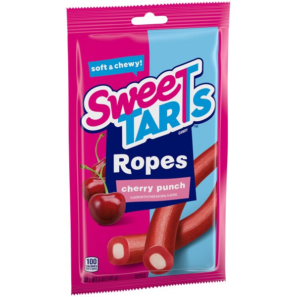 SweeTarts Soft & Chewy Ropes, Cherry Punch, 5 oz