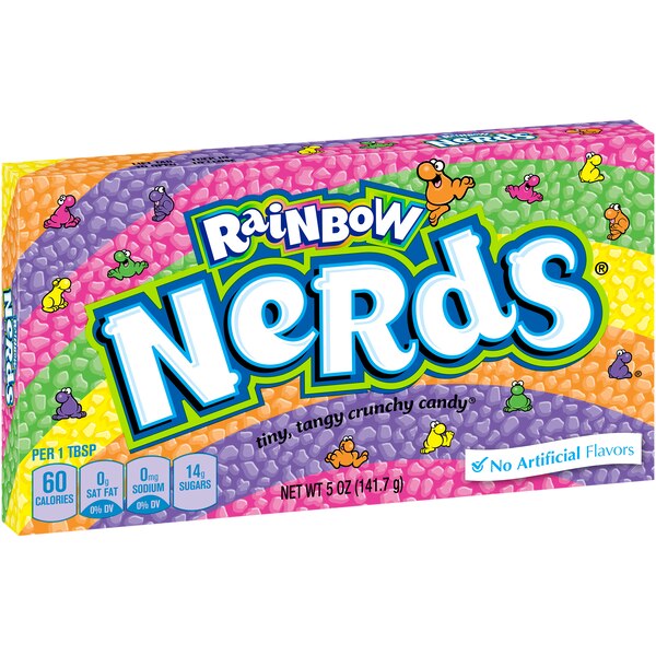 Wonka Rainbow Nerds Concession Box, 5 oz