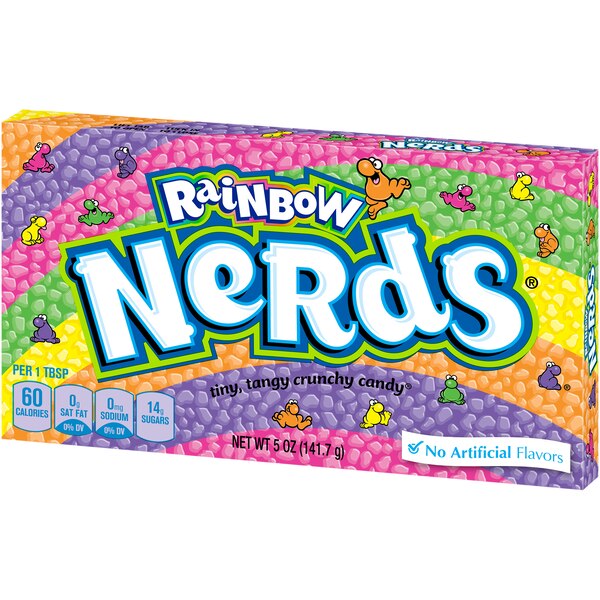 Wonka Rainbow Nerds Concession Box, 5 oz