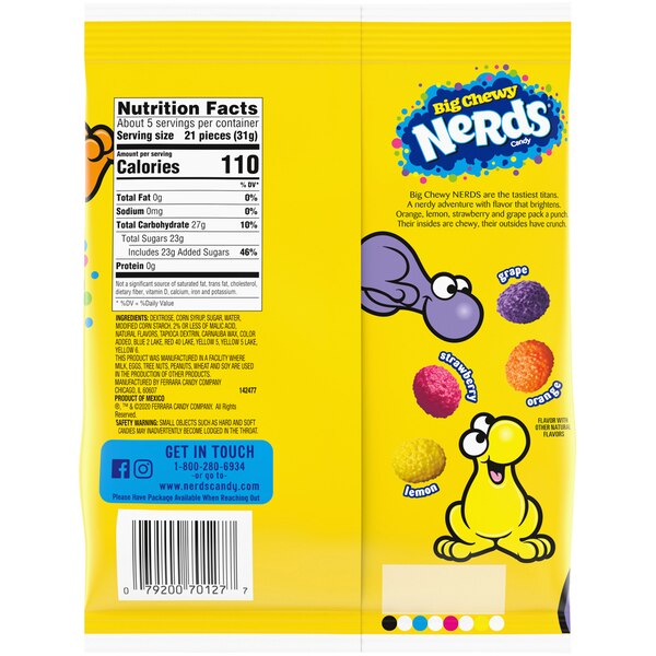 Nerds Big Chewy Candy, 6 oz