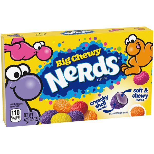 Nerds Big Chewy Theater Box Candy, 4.25 OZ