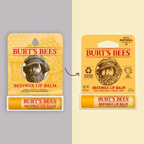 Burt's Bees Beeswax Lip Balm, 0.15 OZ