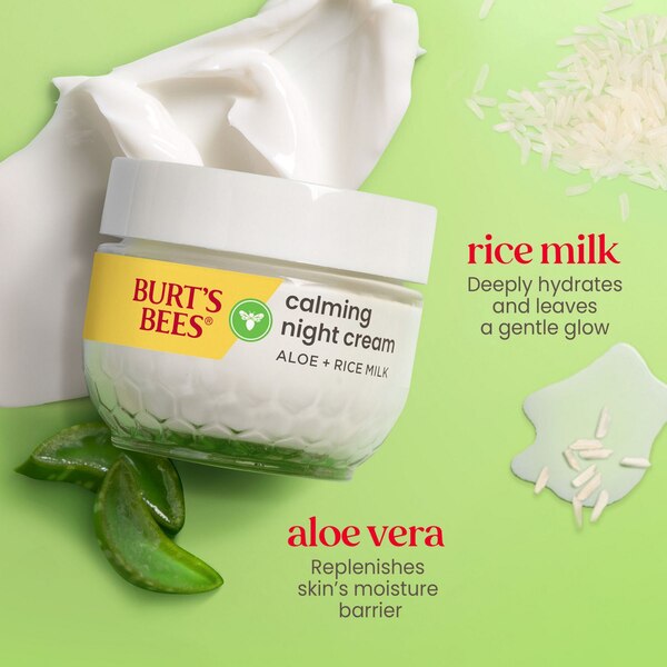 Burt's Bees Night Cream for Sensitive Skin, 1.8 OZ