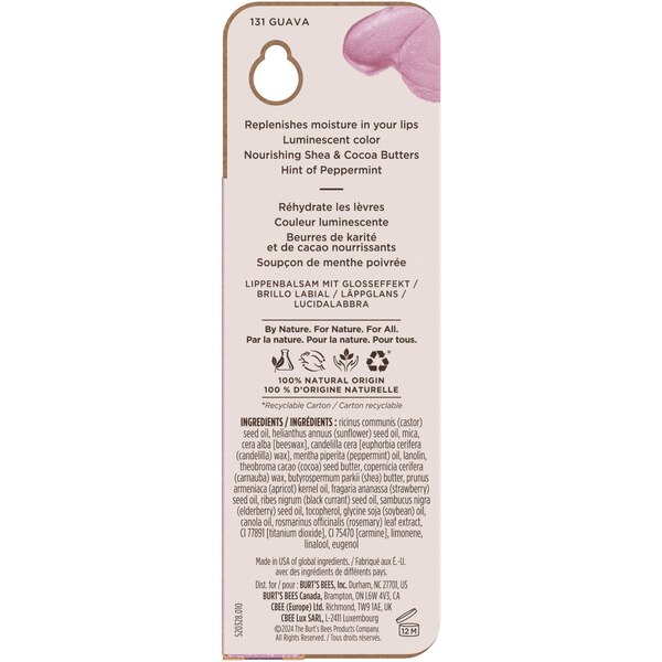 Burt's Bees 100% Natural Moisturizing Lip Shimmer