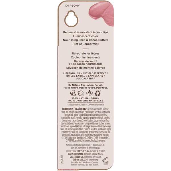 Burt's Bees 100% Natural Moisturizing Lip Shimmer
