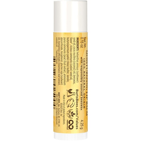 Burt's Bees - Bálsamo labial hidratante 100% natural