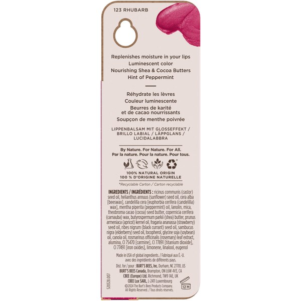 Burt's Bees 100% Natural Moisturizing Lip Shimmer