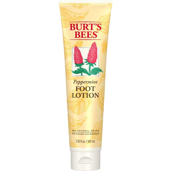 Burt's Bees - Loción para pies, Peppermint, 3.38 oz