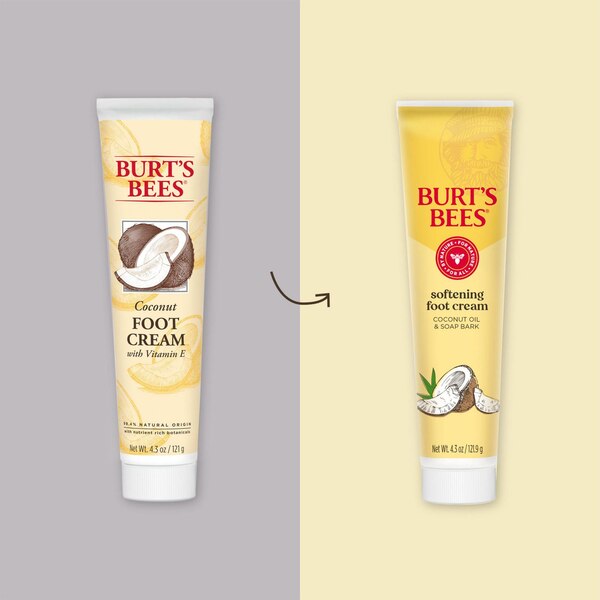 Burt's Bees Coconut Oil Foot Cream, 4.3 Oz