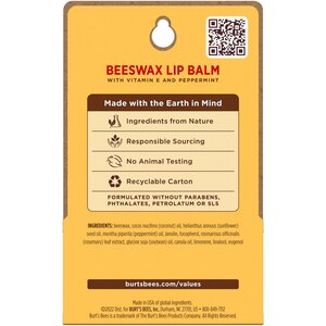 BURT'S BEES Lip Balm Beeswax 2Pk Blister