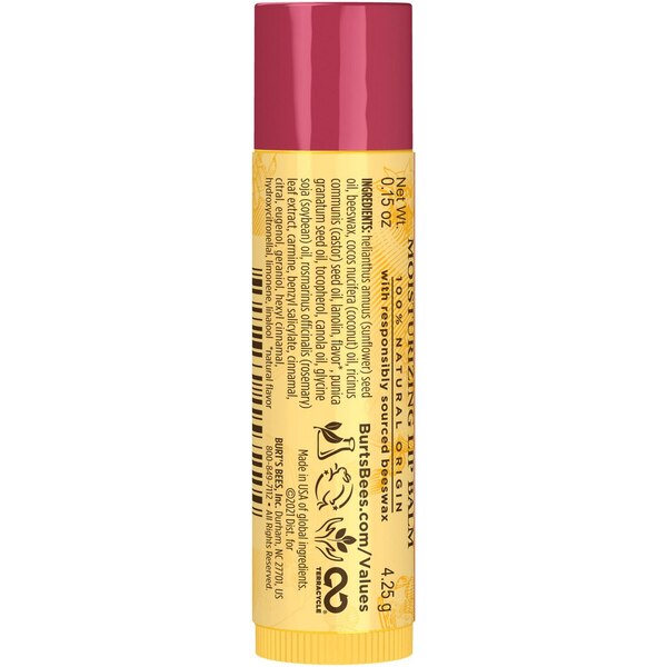 Burt's Bees - Bálsamo labial hidratante 100% natural