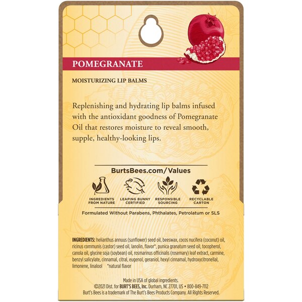 Burt's Bees 100% Natural Origin Moisturizing Lip Balm