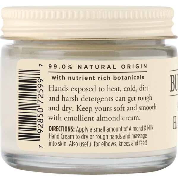 Burt's Bees Almond &  Milk Hand Cream - 2 OZ Jar