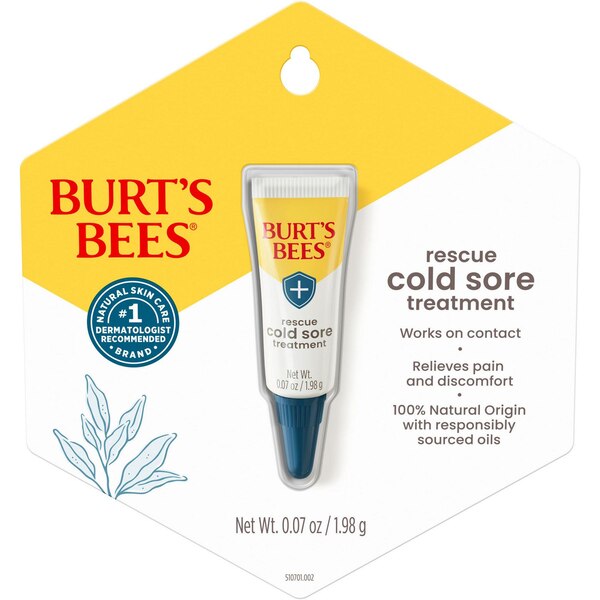 Burt's Bees Rapid Rescue Cold Sore Treatment, 1 CT