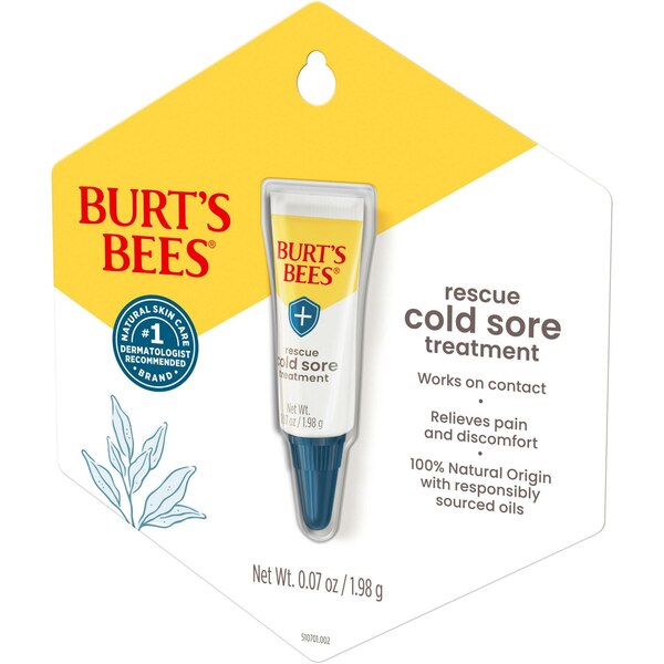Burt's Bees Rapid Rescue Cold Sore Treatment, 1 CT