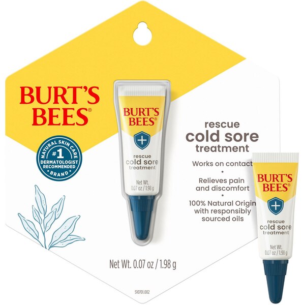 Burt's Bees Rapid Rescue Cold Sore Treatment, 1 CT