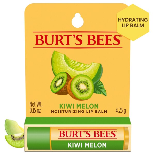 Burt's Bees 100% Natural Moisturizing Lip Balm, Kiwi Melon