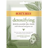 Burt's Bees Detoxifying Biocellulose Gel Mask with Charcoal and Green Tea, thumbnail image 1 of 6