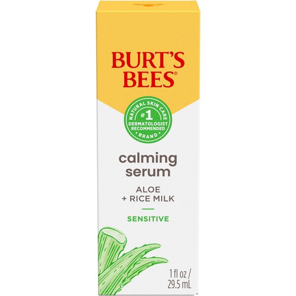 Burt's Bees Calming Serum With Aloe and Rice Milk, 1 OZ