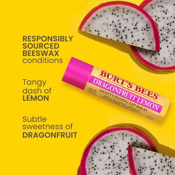 Burt's Bees Moisturizing Lip Balm, Freshly Picked Set, 4 CT