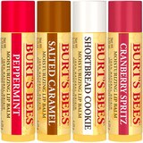Burt's Bees 100% Natural Origin Moisturizing Holiday Lip Balm, Festive Fix 4-Pack, thumbnail image