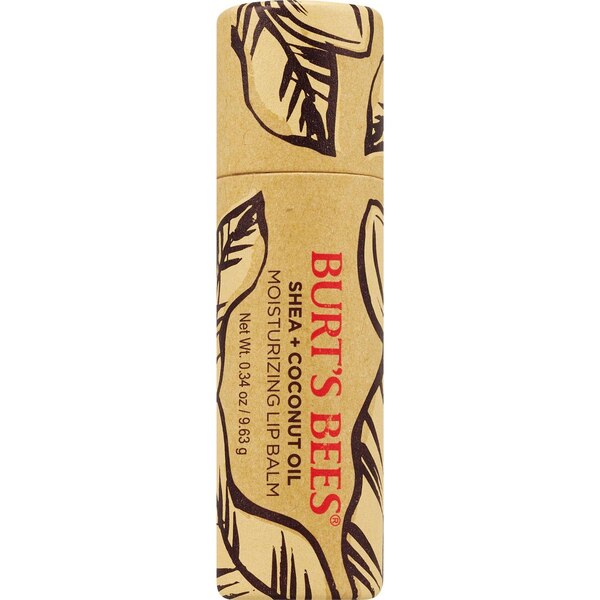 Burt's Bees Shea + Coconut Oil Lip Balm, .34 OZ Paper Tube