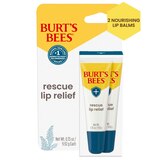 Burt's Bees Rescue Lip Relief, 0.35 OZ x 2, thumbnail image