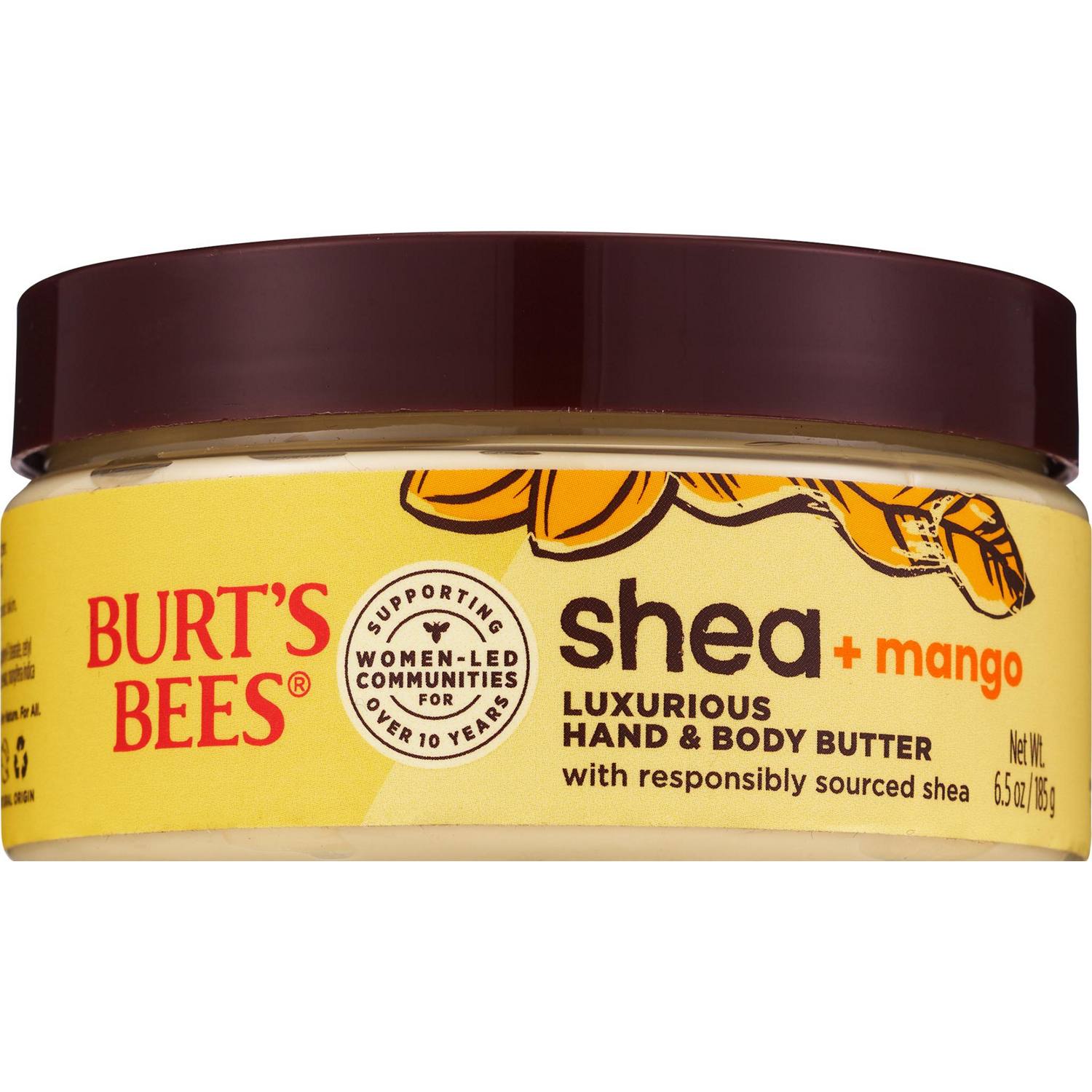 Burt's Bees Shea + Mango Luxurious Hand & Body Butter, 6.5 OZ