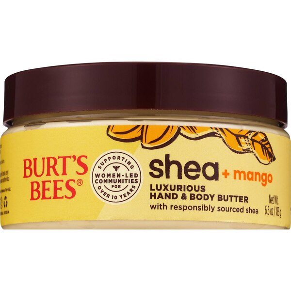 Burt's Bees Shea + Mango Luxurious Hand & Body Butter, 6.5 OZ