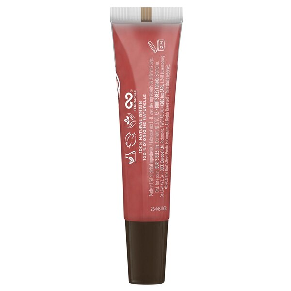 Burt's Bees Shea + Hyaluronic Acid Plumping Lip Serum, Rose, 0.27 OZ