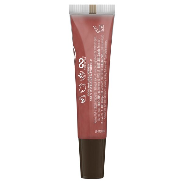 Burt's Bees Shea + Hyaluronic Acid Plumping Lip Serum, Red Dahlia, 0.27 OZ
