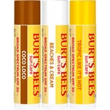 Burt's Bees Island Getaway Sun Care SPF 30 Lip Balm, Natural Origin Lip Care, 3 Tubes, 0.15 oz., thumbnail image