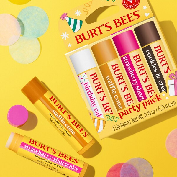 Burt's Bees Lip Balm Party Pack, 4 CT