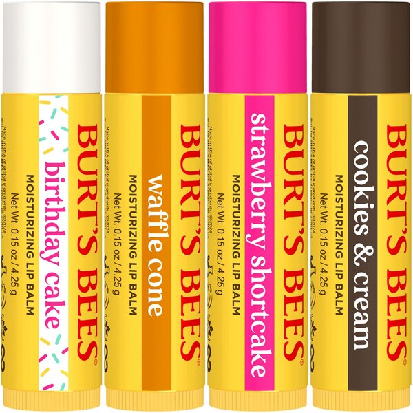 Burt's Bees Lip Balm Party Pack, 4 CT