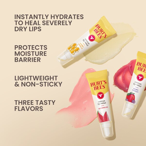 Burt's Bees Lip Relief Lip Balm, Watermelon Rescue, 0.35 OZ​