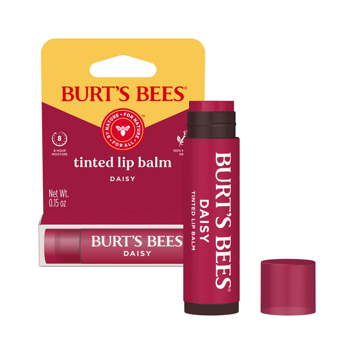 Burt's Bees Tinted Lip Balm, Daisy, 0.15 OZ