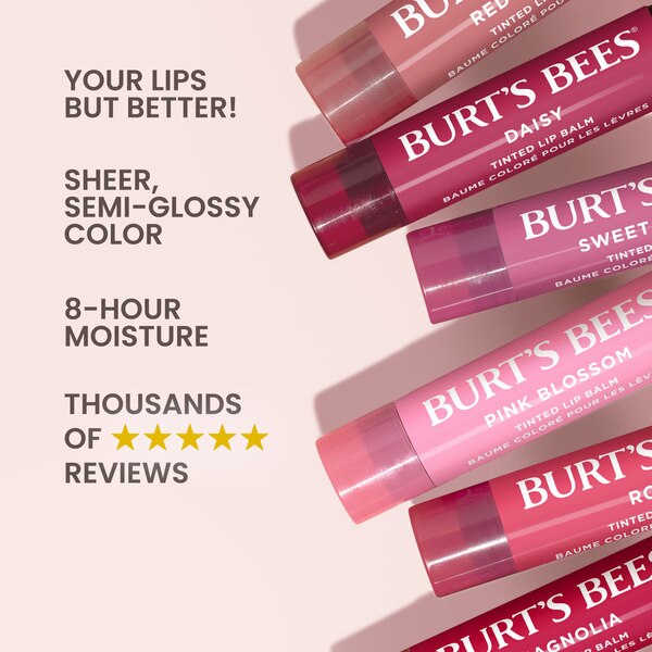 Burt's Bees Tinted Lip Balm, Hibiscus