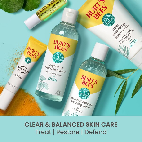 Burt's Bees Clear and Balanced Herbal Blemish Stick Spot Treatment, 0.26 fl oz
